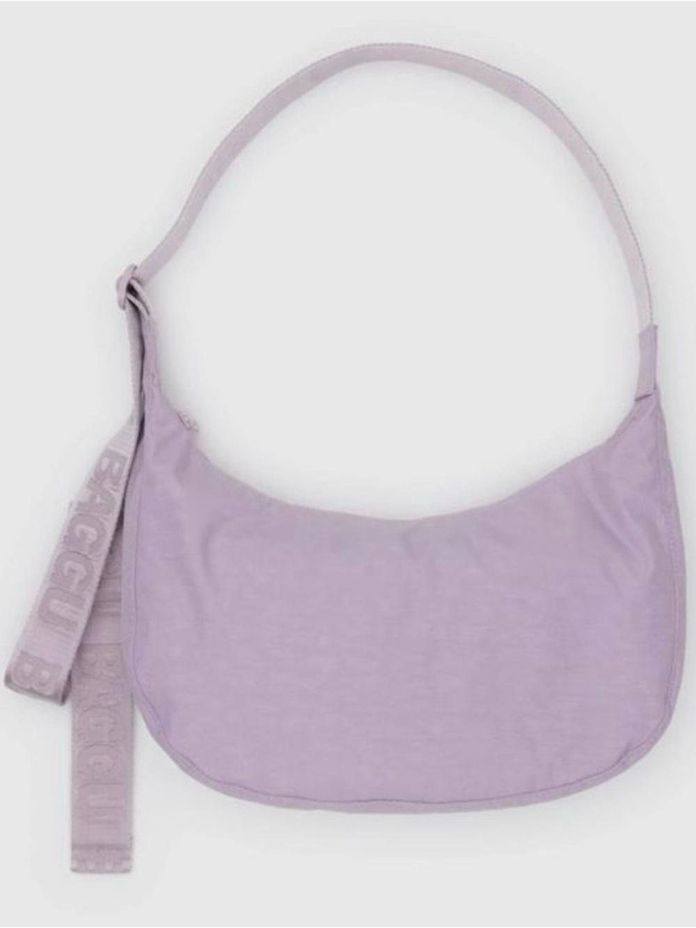 NWT Baggu Medium Nylon Crescent Bag Dusty Pink